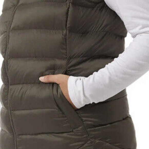 32 Degrees Heat Women's Lightweight Packable Vest Size XL Olive Green Warm (NEW) - Picture 10 of 15